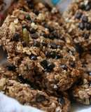 Galletas de avena y semillas con chispas de chocolate