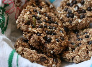 Una foto de Galletas de avena y semillas con chispas de chocolate