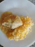 Pollo en salsa de coco