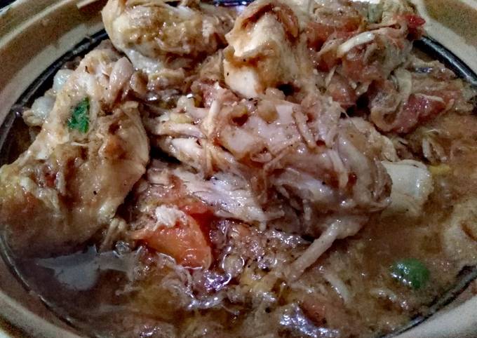 Recipe of Super Quick Homemade Instant Shinwari Chicken karahi🐔🍗