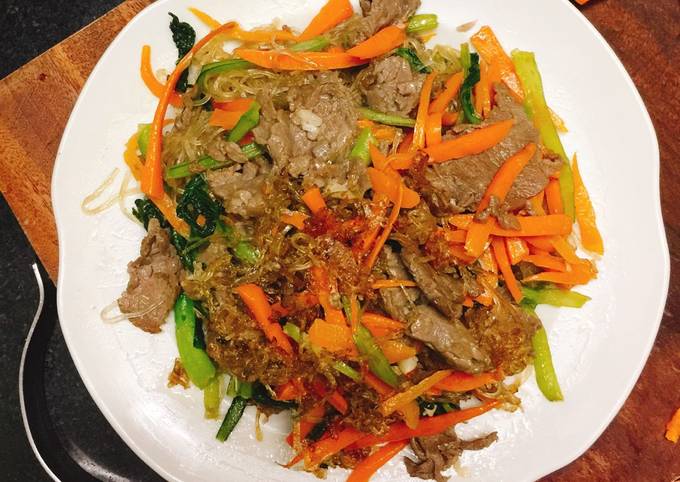 MIẾN TRỘN THỊT BÒ MỸ THƠM NGON KHÓ CƯỠNG