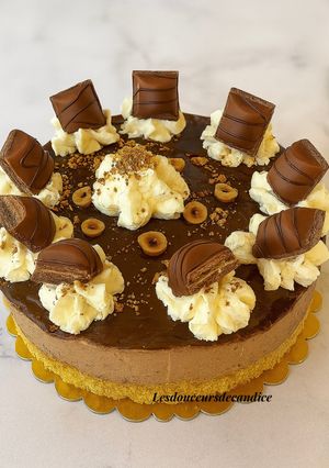 Une photo de Cheesecake au Kinder Bueno