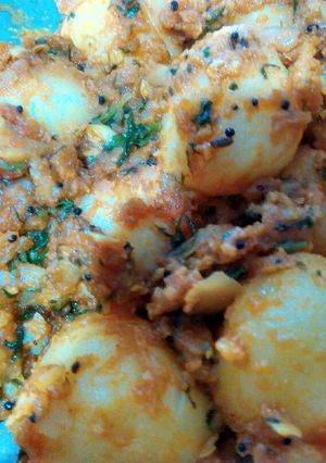 A picture of Masala potatoes.