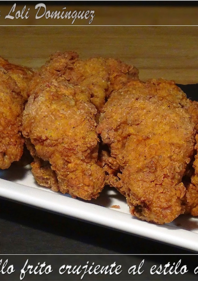 Una foto de Pollo frito crujiente al estilo americano