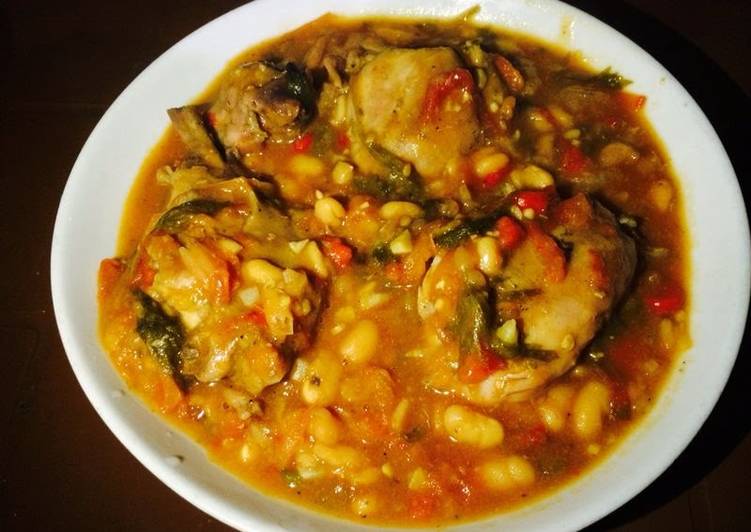 Recipe of Homemade Baked Chicken &amp; Beans