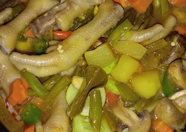 Resep Oriental soup jamur champignon | Chinese food court, Lezat