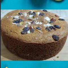 Spongy Mix Dry Fruits Cake with Wheat Flour/ No maida butter and A picture of Spongy Mix Dry Fruits Cake with Wheat Flour/ No maida butter and.