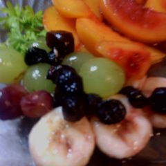 A picture of sunshines summer cool fruit salad.