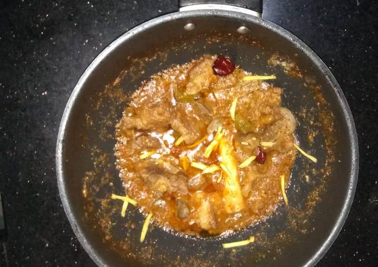 Mutton Mukhni Karahi Lahori Style