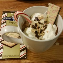 A picture of Peppermint hot chocolate.