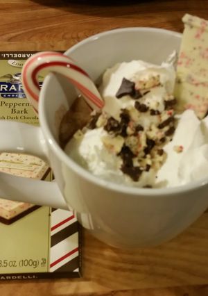 A picture of Peppermint hot chocolate.