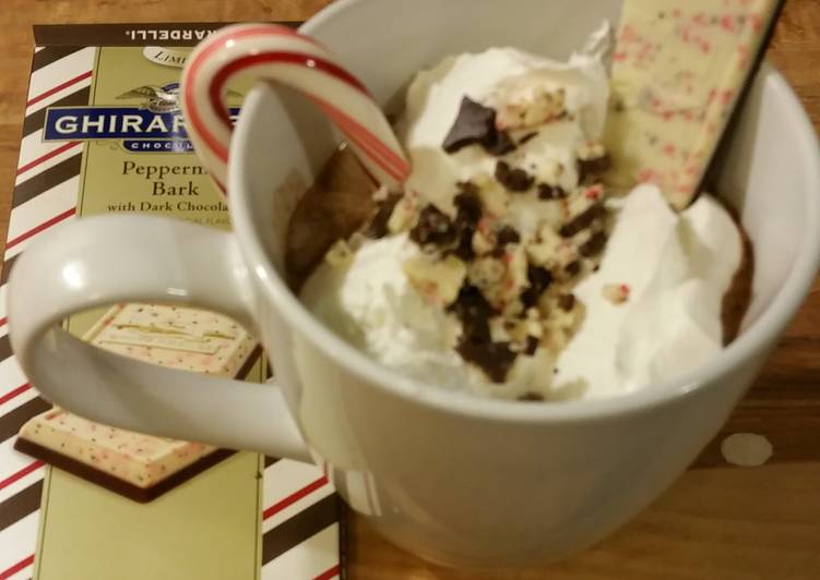 Easiest Way to Cook Favorite Peppermint hot chocolate