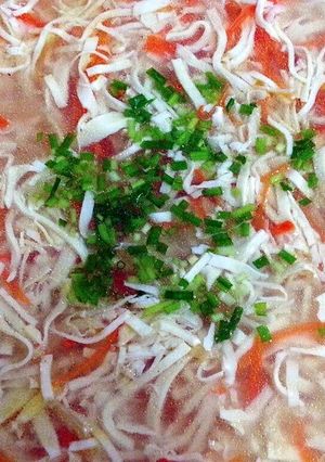 A picture of beancurd soup.