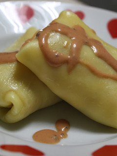 A picture of Blinchiki (Russian-style Pancakes).