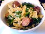 spinach sausage pasta