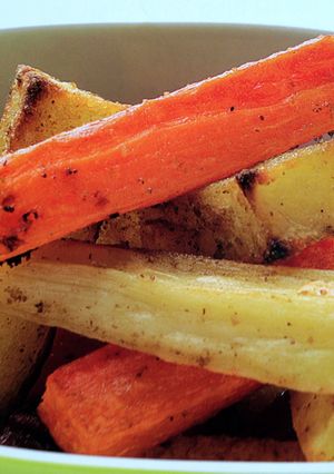 A picture of Roasted Vegetable Sticks.