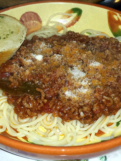 A picture of Spaghetti Bolognese.