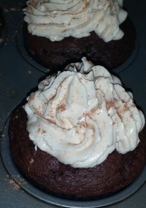 A picture of Chai Cupcakes.