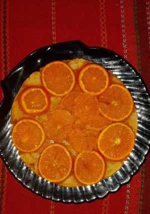 A picture of Orange Tarte Tatin.