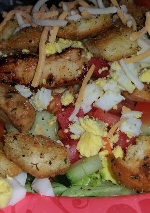 A picture of Homemade Croutons.