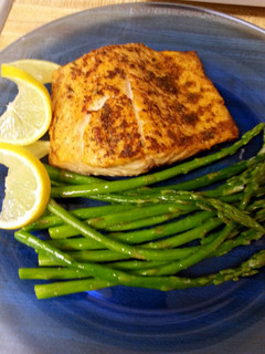 A picture of Cajun Salmon.