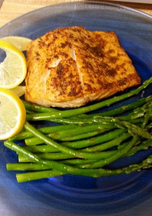 A picture of Cajun Salmon.