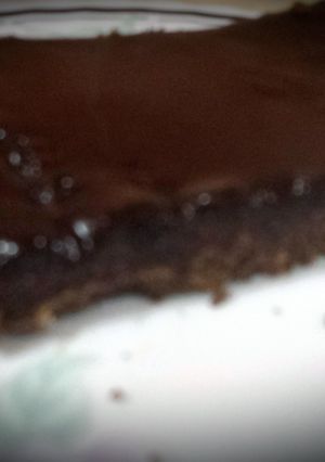 A picture of choclate tart.