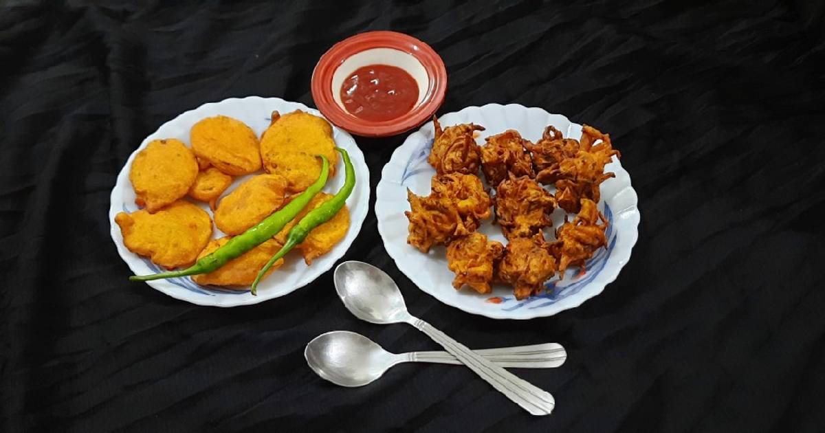 Miti Mankad દ્વારા રેસીપી મુંબઈ સ્ટાઇલ કાંદા ભજી (Mumbai Style Kanda