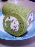 Easy & Fluffy Matcha Green Tea Chiffon Swiss Roll