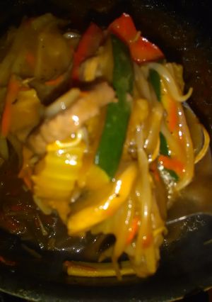 Una foto de Chop suey