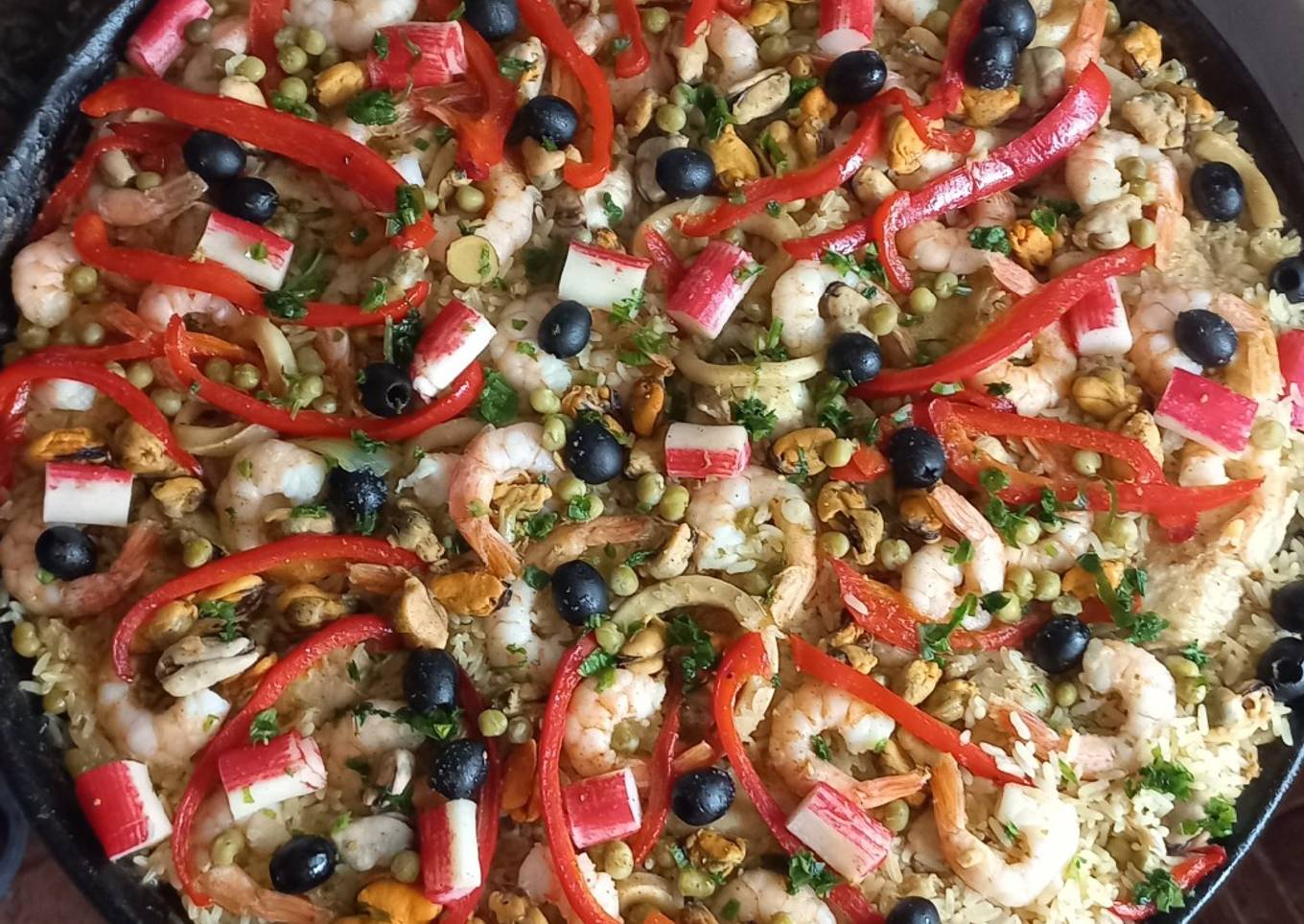 Paella #caminodesabores 🎅 para Papá Noel
