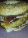 Everything bagel sandwich