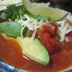 A picture of Tortilla Soup.