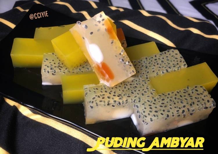 Cara Gampang Membuat 51. Puding Ambyar 😢😢 Anti Gagal