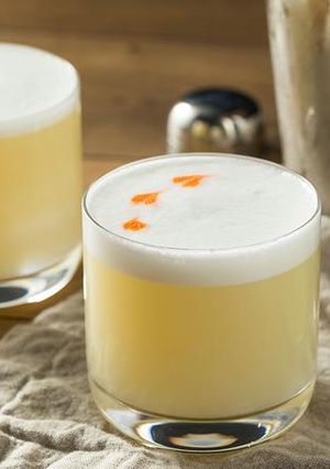 A picture of Peruvian Pisco Sour.