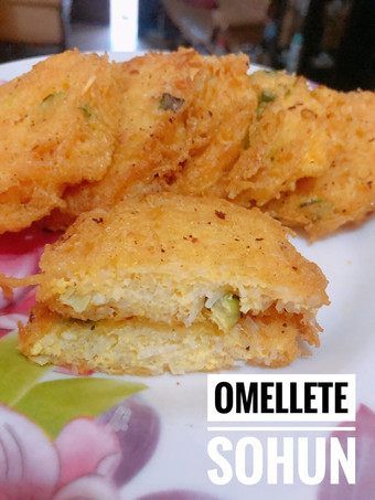 Bagaimana Menyiapkan Omellete Sohun/Bihun, Lezat