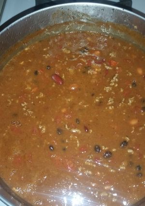 A picture of Steve's chili n beans.