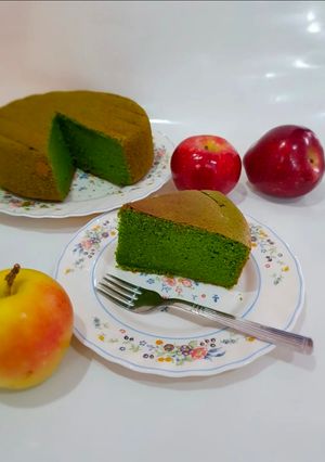 صورة لوصفة كيكة السبانخ