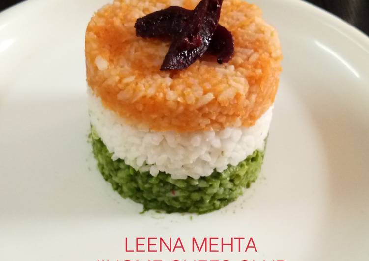 Tricolour Spicy Rice