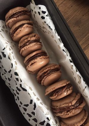 Une photo de Macarons pralinés