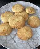 Galletas de naranja y miel sin gluten