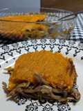 Escondidinho de cabotiá com mix de cogumelos vegano