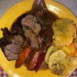 Tapa de asado al horno con papas 😋