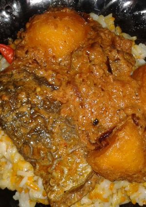 A picture of Fish Biriani.