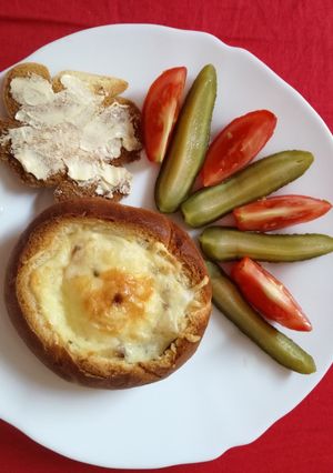 Tojásos zsemle recept fotója