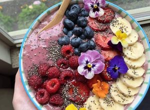 Una foto de Batido de bayas (Vegan)