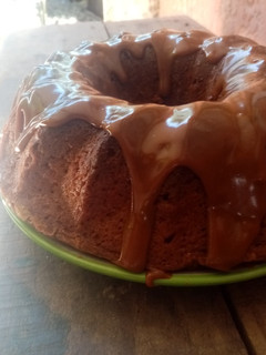 Una foto de Budín de Dulce de leche
