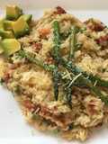 Risotto de Tomates secos y Espárragos