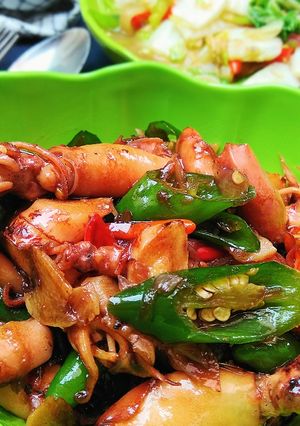 Foto resep Tumis Cumi Asin