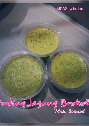 Foto resep Puding Jagung Brokoli
